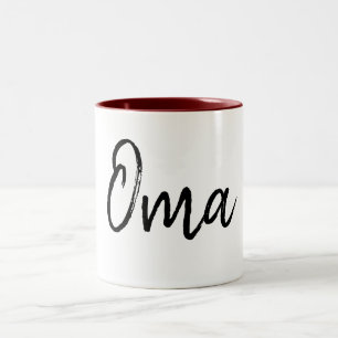 Oma-Mok Tweekleurige Koffiemok