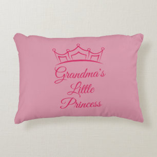 Oma naam Oma's kleine prinses veranderen Accent Kussen