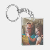 Oma Nana Mema Aangepaste Foto Creëer van jezelf Sleutelhanger (Voorkant Links)