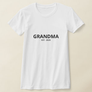 Oma nieuwe oma cadeau ingesteld t-shirt