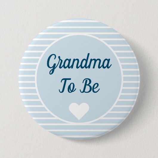 Oma om Baby shower Button te zijn (Voorkant)