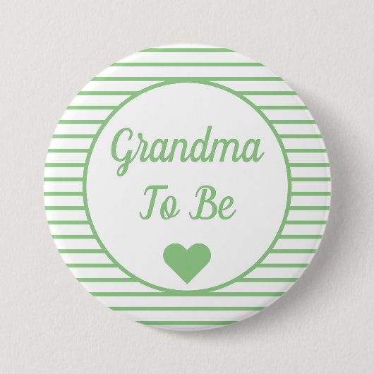 Oma om Baby shower Button te zijn (Voorkant)