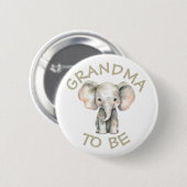 Oma om Baby shower Button Wild One Zoo (Voorkant /achterkant)