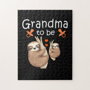 Oma om een Baby shower te worden met slacht Legpuzzel