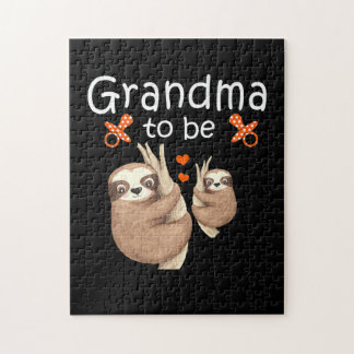 Oma om een Baby shower te worden met slacht Legpuzzel
