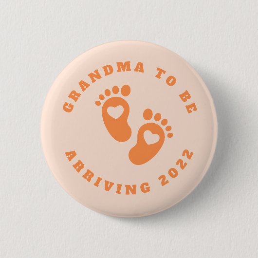 Oma om een badge te zijn. ronde button 5,7 cm (Voorkant)