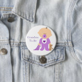 Oma om Paarse Baby Button te zijn (In situ)