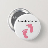 Oma om te worden ronde button 5,7 cm (Voorkant /achterkant)