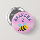 Oma om te worden ronde button 5,7 cm (Voorkant /achterkant)