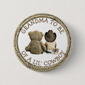 Oma om van een Lil Cowboy Button te zijn (Voorkant)