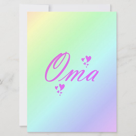 oma , oma (Voorkant)