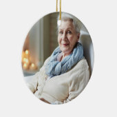 Oma Oma Grootmoeder Definitie Foto Kerstmis Keramisch Ornament (Rechts)