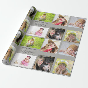 Oma Opa FOTOCollage Cadeau Cadeaupapier