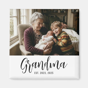 Oma Opgericht Fotocadeau Magneet
