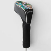 Oma Opgericht Script 3 Foto Golfheadcover (Schuin)