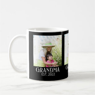 Oma Opgericht Script Black 3 Foto Koffiemok
