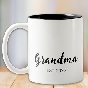 Oma Opgericht Tweekleurige Koffiemok