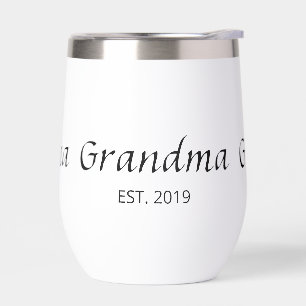 Oma Opgericht Typografie Geschenk Geïsoleerd