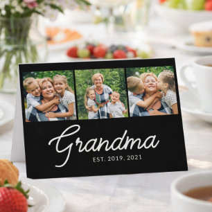 Oma Opgericht Zwart 3 Foto Oma Dag Kaart