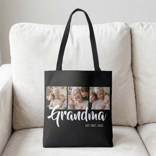 Oma Opgerichte Script Black 3 Foto Draagtas