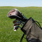 Oma Oprichtte Witte Script Foto Golfheadcover (Insitu)