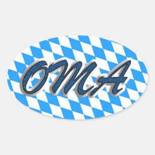 Oma Ovale Sticker