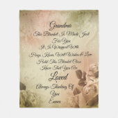 Oma personaliseren fleece deken (Voorkant)