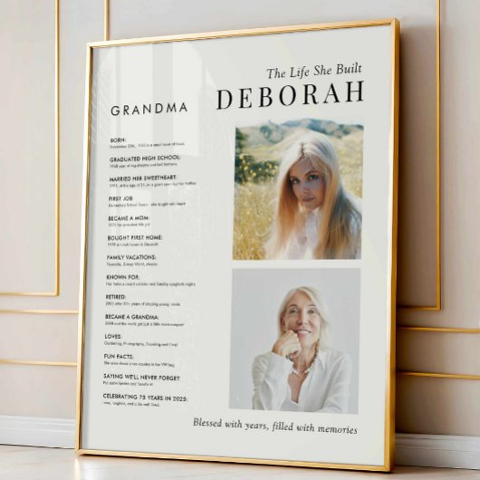 Oma Photo Life Journey Poster