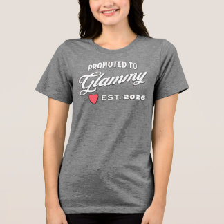 Oma-promotie voor nieuwe baby in 2026 Tri-Blend shirt