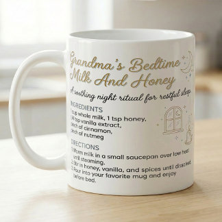 Oma Recept Slaapdrank Honing Melk Ingredienten Koffiemok