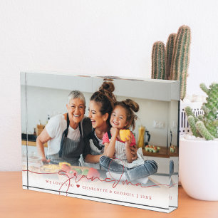 Oma Script Overlay We Love You Foto Blok