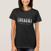 Oma Sinds 20XX Modern Eenvoudig Preppy T-shirt (Voorkant)