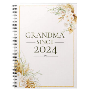 Oma Sinds Gepersonaliseerd Jaar Minimalistisch Fam Notitieboek