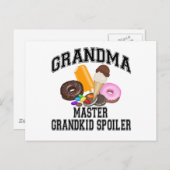 Oma Spoiler Grandma Briefkaart (Voorkant / Achterkant)