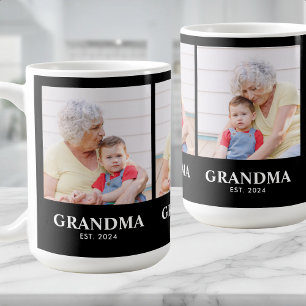Oma Stelde Dappere Zwarte 3 Foto Koffie Vast Koffiemok