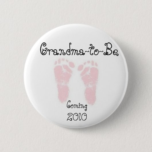 Oma-to-be, Pin Ronde Button 5,7 Cm (Voorkant)