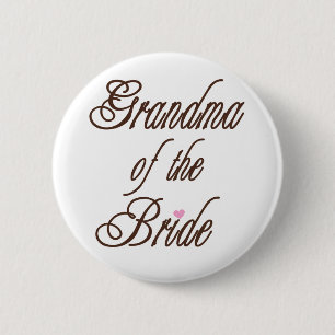 Oma van Bride Classy Browns Ronde Button 5,7 Cm