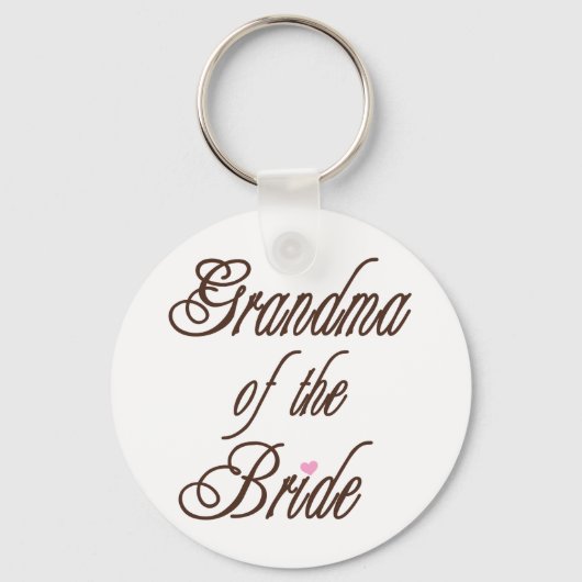 Oma van Bride Classy Browns Sleutelhanger (Voorkant)