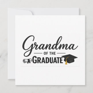 Oma van de afgestudeerde wenskaart | Trots  Kaart