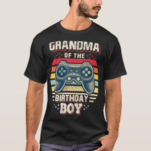 Oma van de Birthday Boy Matching Video Game Bi T-shirt