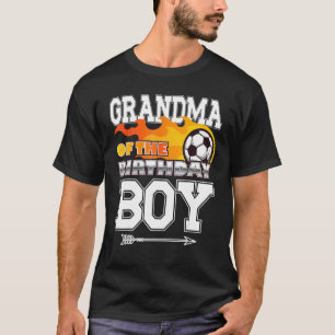 Oma van de Birthday Boy Soccer Sport Matching T-shirt