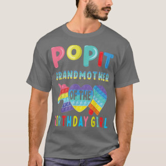 oma van de Birthday Girl Pop It Unicorn Bi T-shirt