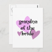Oma van de Bride Briefkaart (Voorkant / Achterkant)