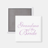 Oma van de Bride Magneet (Voorkant / Achterkant)
