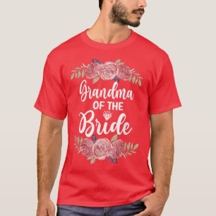 Oma van de bruid Bruidsuitnodiging Huwelijksfeest T-shirt