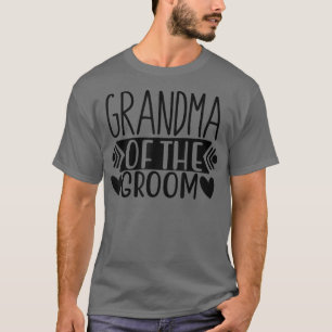 Oma van de bruidegom huwelijksfeest bijpassend t-shirt