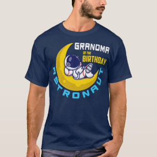 Oma van de geboorte, jongen Astronaut Birthday T-shirt