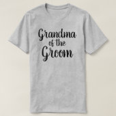 Oma van de Groom T-shirt (Design voorkant)