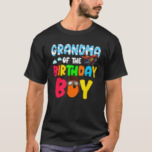 Oma van de helikopter van het vliegveld van Birthd T-shirt