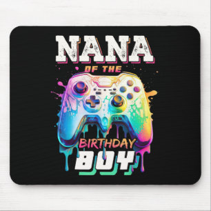 Oma van de jarige jongen bijpassende videogame geb muismat